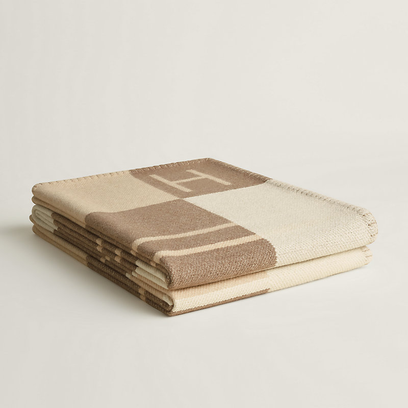 Avalon Cab blanket - Blue | Hermès Macau SAR